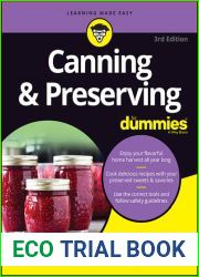 Canning and Preserving For Dummies