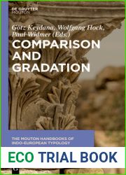 Comparison and Gradation in Indo-European (Mouton Handbooks of Indo-european Typology)