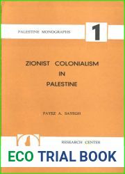 Zionist Colonialism in Palestine