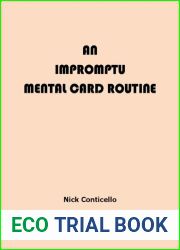 An Impromptu Mental Card Routine