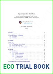 Algorithms for Robotics, or, An Unofficial Guide to Georgia Institute of Technology|s CS763