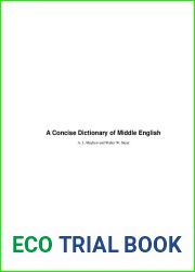 A Concise Dictionary of Middle English