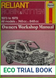 Haynes Reliant Robin and Kitten Owners Workshop Manual