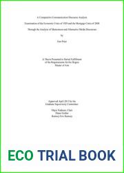 A Comparative Communication Discourse Analysis Examination of the Economic Crisis of 1929 and the Mortgage Crisis of 2008 Through the Analysis of Mainstream and Alternative Media Discourses