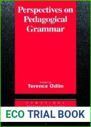 Perspectives on Pedagogical Grammar (Cambridge Applied Linguistics)