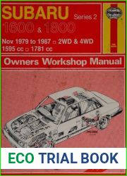 Haynes Subaru 1600 and 1800 Owners Workshop Manual