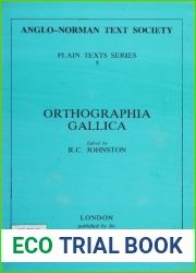 Orthographia Gallica (Plain texts series) (Latin Edition)