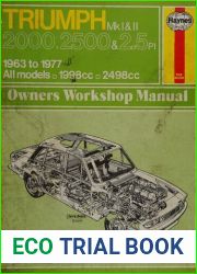 Haynes Triumph 2000 and 2500 Pl Owners Workshop Manual