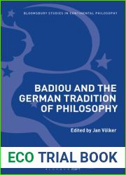 Badiou and the German Tradition of Philosophy