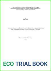 A Conceptual Model on the Impact of Mattering, Sense of Belonging, Engagement Involvement, and Socio-Academic Integrative Experiences on Community College Students| Intent to Persist