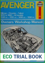 Haynes Avenger Owners Workshop Manual