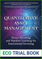Quantitative Asset Management: Factor Investing and Machine Learning for Institutional Investing
