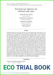 Practical type inference for arbitrary-rank types