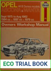 Haynes Opel Ascona and Manta Owners Workshop Manual