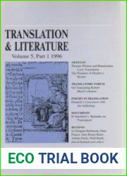 Translation and Literature 5(1) 1996