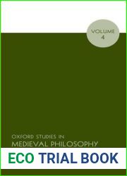 Oxford Studies in Medieval Philosophy, Volume 4