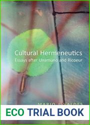 Cultural Hermeneutics: Essays after Unamuno and Ricoeur