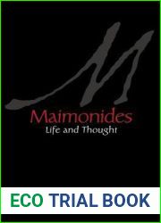 Maimonides: Life and Thought