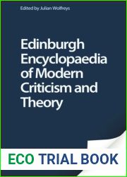 Edinburgh Encyclopaedia of Modern Criticism and Theory