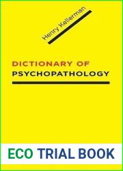 Dictionary of Psychopathology