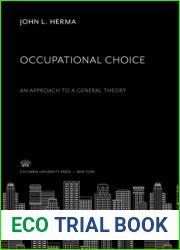 Occupational Choice,