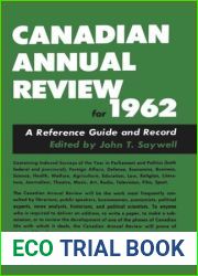 Canadian Annual Review of Politics and Public Affairs 1962