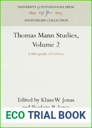Thomas Mann Studies, Volume 2: A Bibliography of Criticism