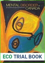 Mental Disorder in Canada: An Epidemiological Perspective