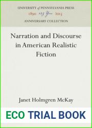Narration and Discourse in American Realistic Fiction