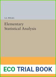 Elementary Statistical Analysis