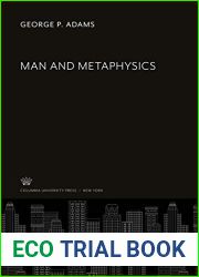 Man and Metaphysics.