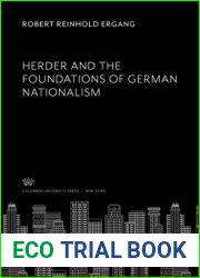Herder and the Foundations of German Nationalism