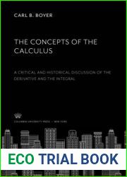 The Concepts of the Calculus