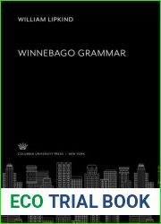 Winnebago Grammar