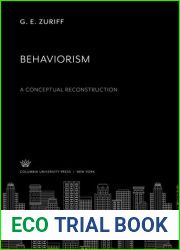 Behaviorism: A Conceptual Reconstruction