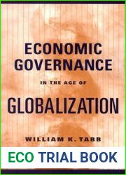 Economic Governance in the Age of Globalization