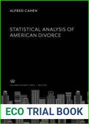 Statistical Analysis of American Divorce