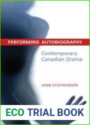 Performing Autobiography: Contemporary Canadian Drama