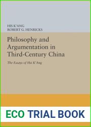 Philosophy and Argumentation in Third-Century China