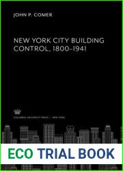 New York City building control, 1800-1941