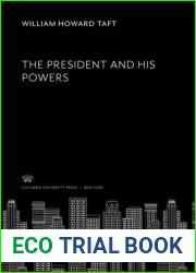 The President and His Powers