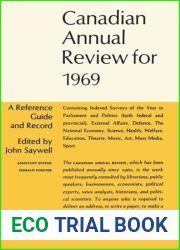 Canadian Annual Review of Politics and Public Affairs: 1969