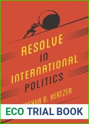 Resolve in International Politics