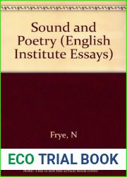 Sound and Poetry