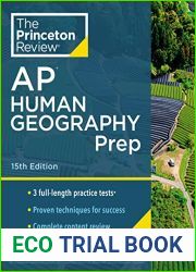 Princeton Review AP Human Geography Prep, 15th Edition: 3 Practice Tests + Complete Content Review + Strategies and Techniques (College Test Preparation)