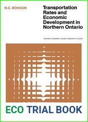 Transportation Rates and Economic Development in Northern Ontario (Heritage)