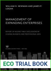 Management of Expanding Enterprises