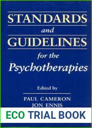 Standards and Guidelines for the Psychotherapies