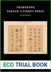Premodern Korean Literary Prose: An Anthology