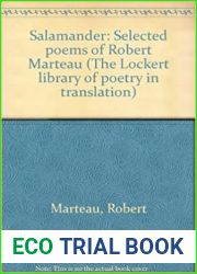 Salamander: Selected Poems of Robert Marteau
